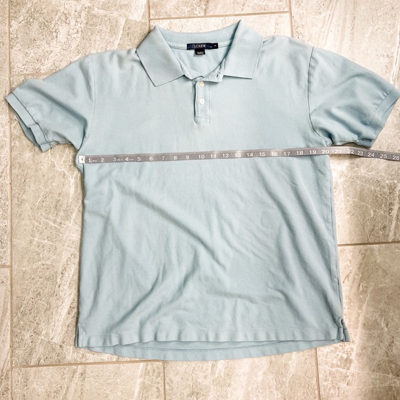 J. Crew Light Blue Cotton Polo Size Small - Picture 6 of 6